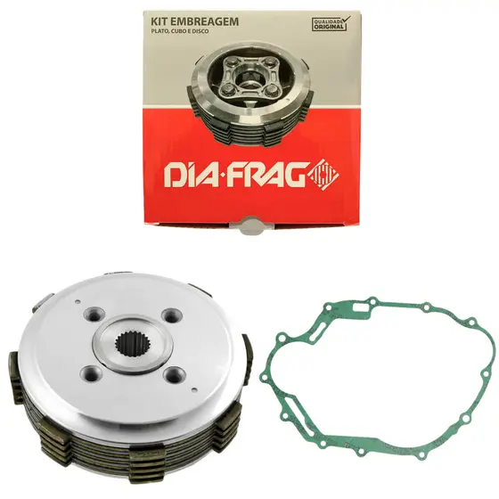 Embreagem Completa Original Diafrag Bros 150 Cg 150 Fan Titan Start Cargo