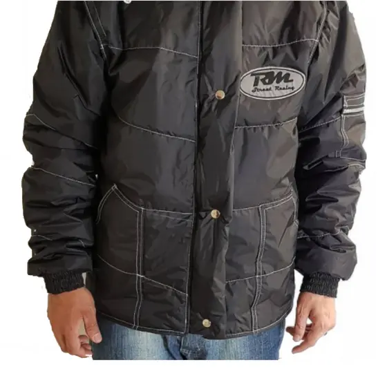 Jaqueta Motoboy Motociclista Entregas Nylon Refletiva Frio Inverno Proteção RM Racing