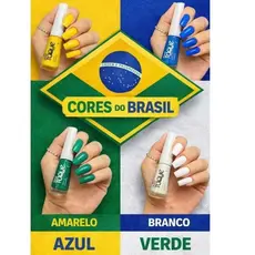 CORES DO BRASIL. Esmalte novo toque..