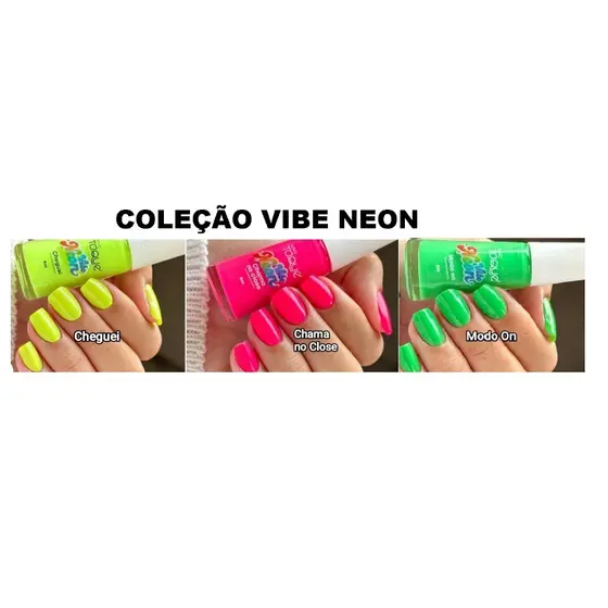 VIBE NEON esmaltes novo toque fluorescentes promoção