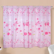 Cortina Infantil 2,00x1,50 Estampa Bebê Quarto Borboleta
