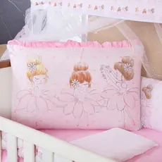 Kit Berço Americano 13 pcs para Bebê Menina Bailarina