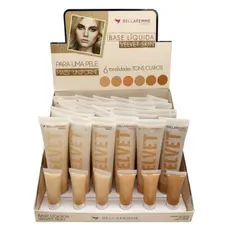 BELLA FEMME BF10078 BASE LÍQUIDA VELVET SKIN - BOX 24UN