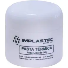 Pasta Térmica Implastec Branca Cpu Computado Processador 50g