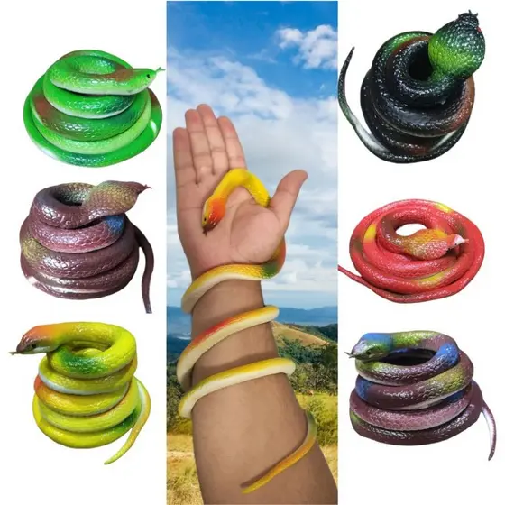 Borracha Bichos Cobra/Aranha/Morcego de Plástico para Assustar Brinquedo de Pegadinhas Brincadeira de Susto
