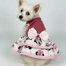 Vestido Pet Minnie Roupinha Para Cachorrinho Roupa De Cachorro Minnie
