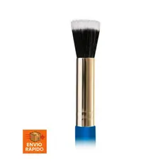 Pincel L28601 Pincel Duo Fiber pequeno  Perfeito para aplicação de produtos líquidos como primers e hidratantes.