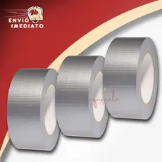 Rolo Fita Multiuso Silver Tape 5 Metro 45mm Resistente Á Prova D'agua Cinza