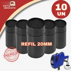 Refil Tinta Tinteiro 20mm Etiquetadora Aplicadora Preço MX5500 Natal MX 5500 PLUS EOS 3300 7700 2212 10 Unidades