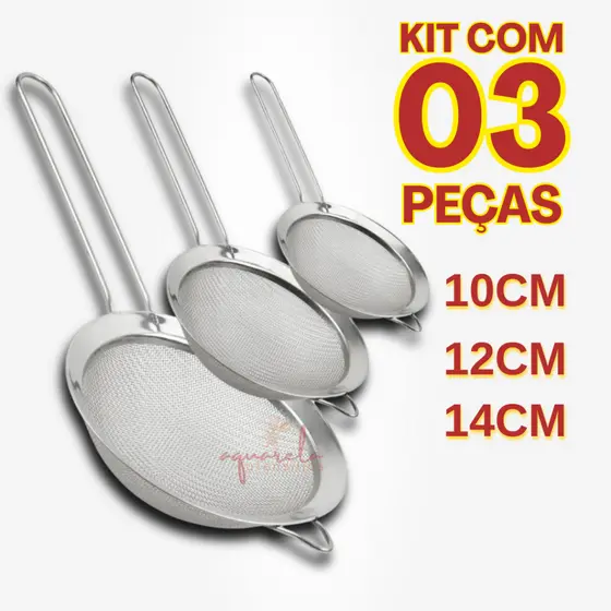 Peneira Coador De Peneiras Aço Inoxidável Para Cozinha Peneira De Cozinha