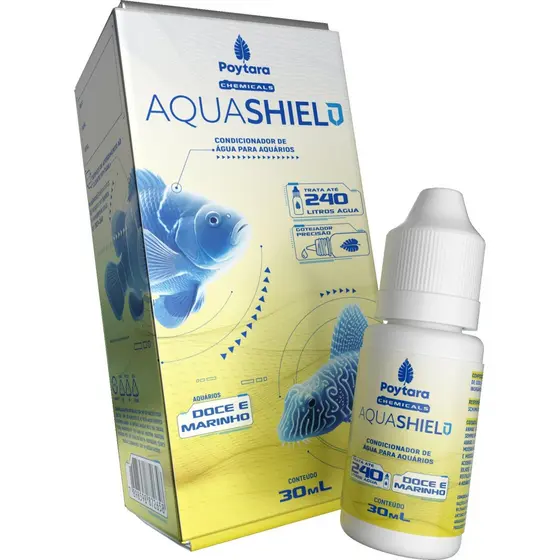 Poytara Chemicals Aquashield Condicionador 30ml Aquários