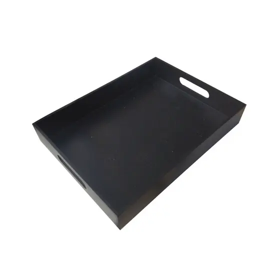 Bandeja Café Decoração Madeira MDF Grande 40x30cm multiuso