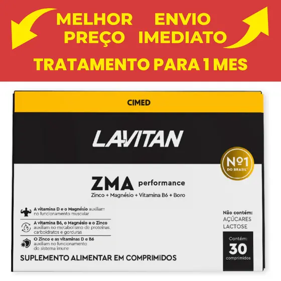 Original Cimed - Lavitan Testo Performance C/30 Comp