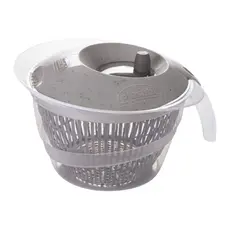 Centrífuga Seca Salada Manual Grande 2,8 Litros Secadora de Verduras Saladas e Folhas Prática