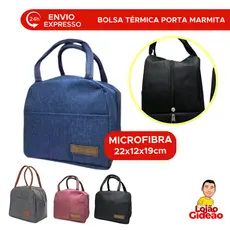 Bolsa Térmica Portátil Isolada Para Marmita Lanche Viagem