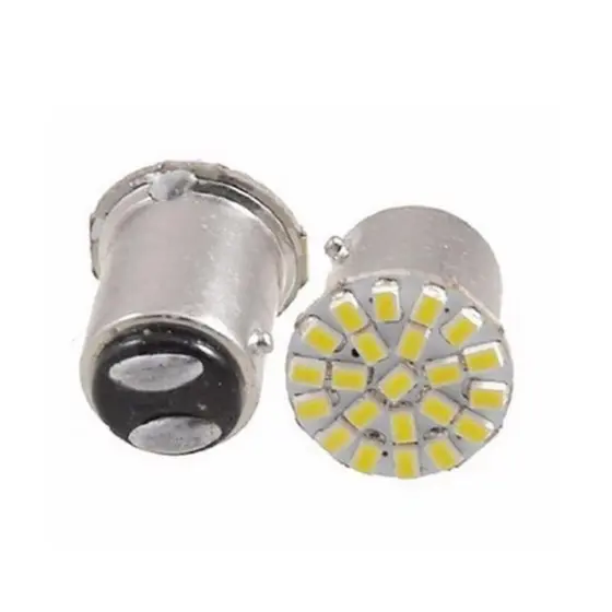 2 Lampadas Freio Lanterna (2 Polos) 22 Led's