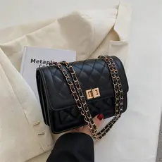 bolsa feminina transversal crossbody passeio alça corrente[9116]
