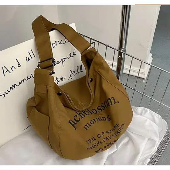 bolsa feminina ombro regular lona [1005]