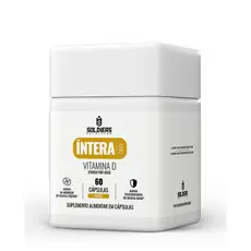 Vitamina D3 2000UI Imunidade Óssea 30 caps Softgel Íntera Daily Saúde Ossos - Soldiers