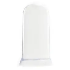 1 Redoma De Acrílico Cúpula Base Cristal/Transparente Pequena 11 Cm