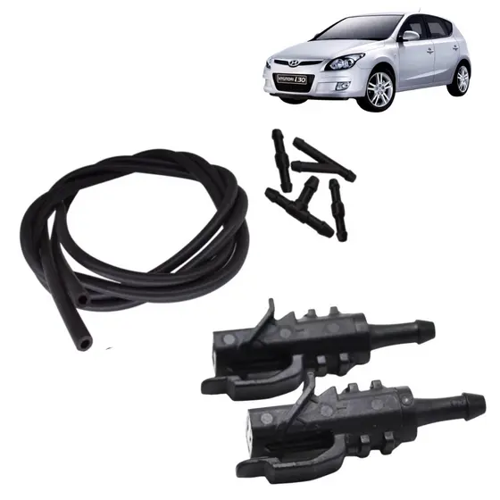 PAR Brucutu Esguicho Agua Parabrisa Hyundai I30 + MANGUEIRA