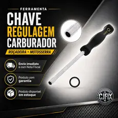 FERRAMENTA Chave Regulagem Carburador Roçadeira Motoserra