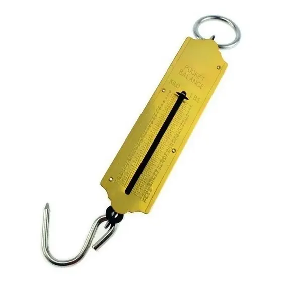 Balança Tipo Peixeiro Portátil De Mão Analógica Para Bolsa Mala Peixe Até 50kg