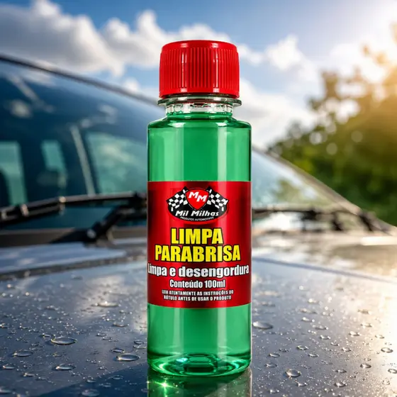 Fluido Limpador De Para-Brisa 100ml com Ação Desengordurante