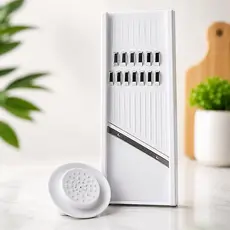 Cortador E Ralador De Legumes Tipo Espaguete Dupla Face Inox