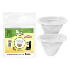 Kit 2 Refil Coador Pano Mini Cafeteira Keita Expresso Coador