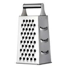 Ralador Multiuso 4 Faces Aço Inox Com Alça Legumes Queijos