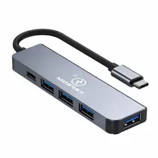Adaptador Hub Macbook Usb C 4 Portas Para Notebook Celular