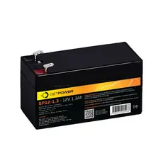 Bateria Selada 12V 1,3Ah - Nobreak, Cerca Elétrica, Alarmes , Relógio de ponto , Balanças.