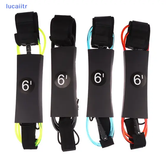 lucaiitr 1Pc Trela De Surf 6ft Surfboard Perna TPU Roda Insuflável Prancha BR