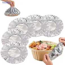 lucaiitr 20/100PCS Capas De Isolamento De Folha De Alumínio Repetíveis-Alimentos De Cozinha Ecológicas Para Armazenament