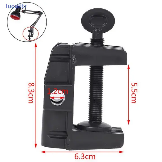 lucaiitr Braet Braçadeira Acessórios DIY Clipe Fixo Suporte De Montagem De Luz Para Lâmpada De Mesa BR