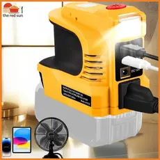 Inversor De Energia TSBR 180W DC 18V 21V Para AC 220V USB Tipo-C Adaptador Ferramentas .