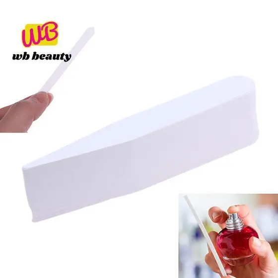 W-Beauty 100pcs Tiras De Teste De Perfume Fita De Garrafa Premium Para Testar Fragrâncias E Papel De Aromaterapia De Fra