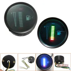 [KCY] Medidor De Nível De Combustível Para Motocicleta 12V/24V Universal 52mm Luz LED 8