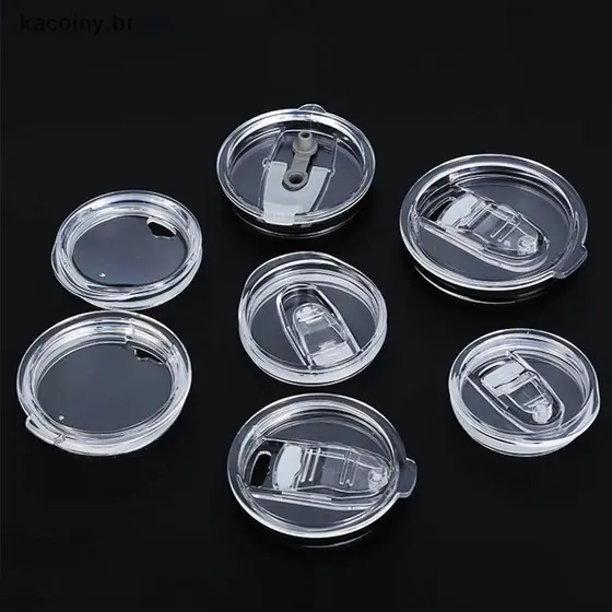 kainy 20/30OZ Tampas De Plástico Tampa De Garrafa De Vedação À Prova De Respingos Copo Plano Para Ozark Trail Artic Cup