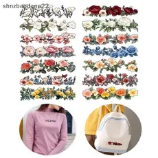 [Shnzd] 7/14 Unidades Lindos Remendos De Transferência De Calor De Flores Em Roupas Fáceis De Cortar Térmica Para De Bon