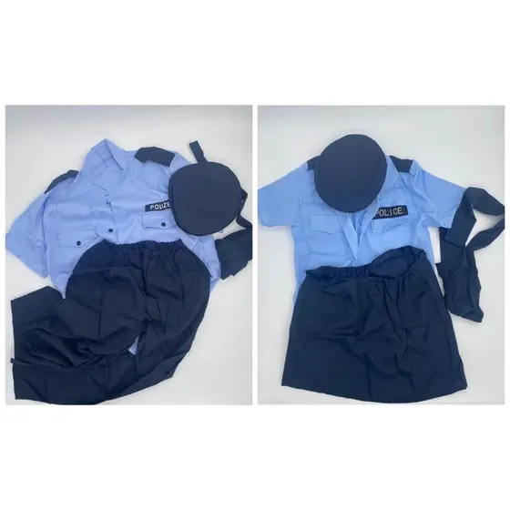 Fantasia policial adulta masculina e feminina