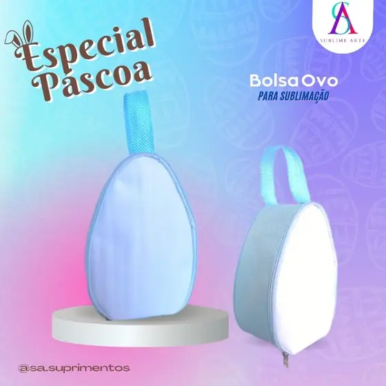 5 bolsa ovo pra sublimação/ bolsa pra sublimação/ bolsa de mão pra sublimação/ Sublimação