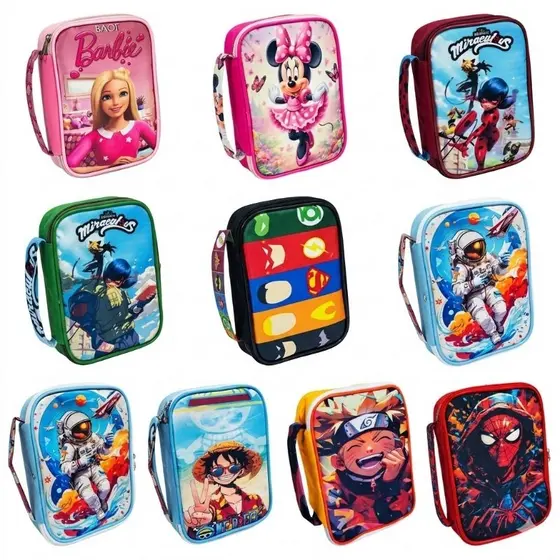 estojo organizador/ estojo escolar/ estojo infantil/ estojo grande