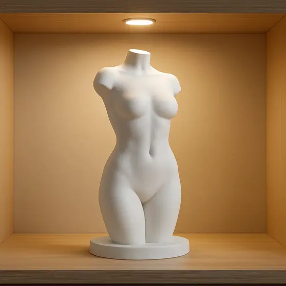 Escultura abstrata Busto Eva