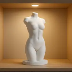 Escultura abstrata Busto Eva