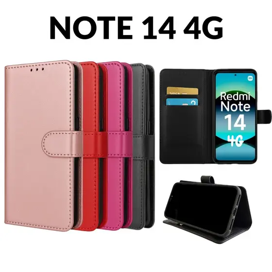 Capa Capinha Carteira Para Xiaomi Redmi Note 14 4G