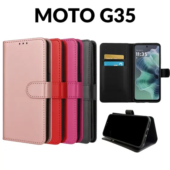 Capa Capinha Carteira Para Motorola Moto G35