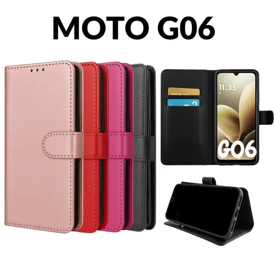Capa Capinha Carteira Para Motorola Moto G06