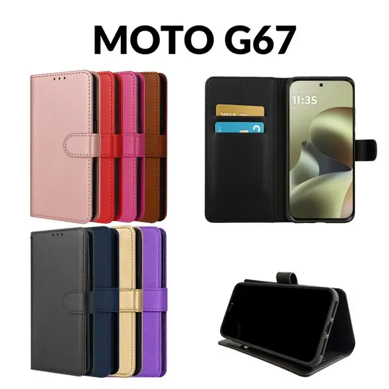 Capa Capinha Carteira Para Motorola Moto G67